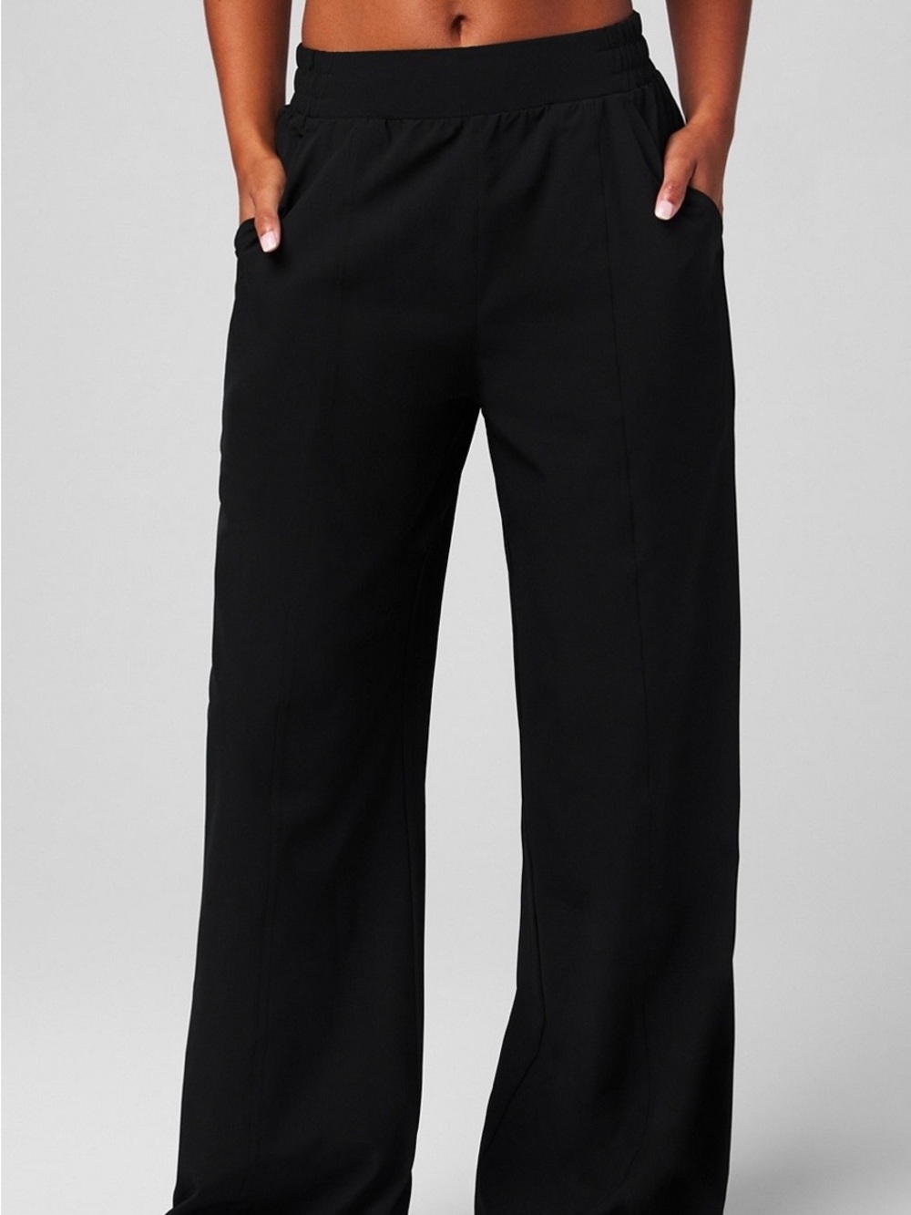 Fabletics Black Women's Trousers - Elastic Waist